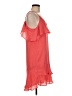 Parker 100% Polyester Orange Cocktail Dress Size M - photo 4