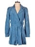 Day + Moon 100% Cotton Blue Romper Size S - photo 1