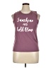 Next Level Apparel Purple Sleeveless T-Shirt Size XL - photo 1