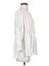 Fever 100% Rayon Ivory 3/4 Sleeve Blouse Size S - photo 4