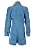 Day + Moon 100% Cotton Blue Romper Size S - photo 2