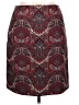 Talbots Paisley Burgundy Casual Skirt Size 14 Petite - photo 2