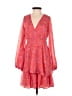 Japna 100% Polyester Paisley Pink Cocktail Dress Size XS - photo 1