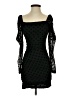 Emerald Sundae 100% Polyester Polka Dots Black Cocktail Dress Size S - photo 1