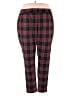 Tommy Hilfiger Plaid Red Casual Pants Size 18 - photo 1