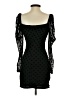 Emerald Sundae 100% Polyester Polka Dots Black Cocktail Dress Size S - photo 2