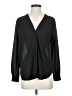 Forever 21 Contemporary 100% Polyester Black Long Sleeve Blouse Size S - photo 1