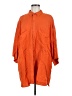 Sostanza Orange 3/4 Sleeve Button-Down Shirt Size M - photo 1