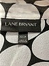 Lane Bryant 100% Polyester Polka Dots Ivory Long Sleeve Blouse Size 22 - 24 Plus - photo 7