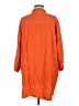 Sostanza Orange 3/4 Sleeve Button-Down Shirt Size M - photo 2