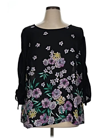 Liz Claiborne Career 3/4 Sleeve Blouse (view 1)