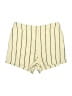 Express 100% Cotton Stripes Ivory Shorts Size 8 - photo 1