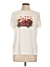 Shein Graphic Ivory Short Sleeve Top Size XL - photo 1