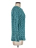 Lands' End 100% Cotton Tweed Teal Pullover Sweater Size M - photo 4