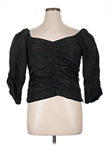 Something Navy 3/4 Sleeve Blouse (view 1)