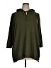 Cable & Gauge Green Poncho Size 1X - photo 1