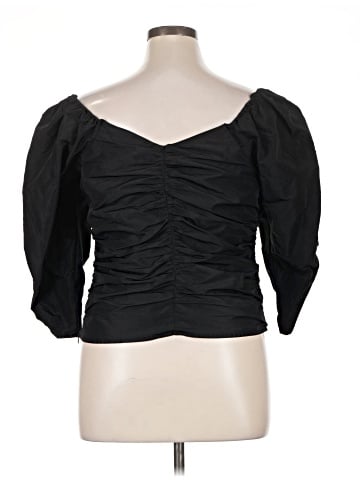 Something Navy 3/4 Sleeve Blouse (view 2)