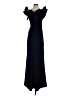 Xscape Black Cocktail Dress Size 4 - photo 2