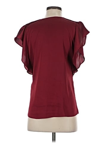White House Black Market Short Sleeve Blouse (view 2)
