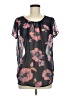 Papermoon Black Short Sleeve Blouse Size M (estimated) - photo 1