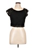 Express Black Short Sleeve Top Size L - photo 1