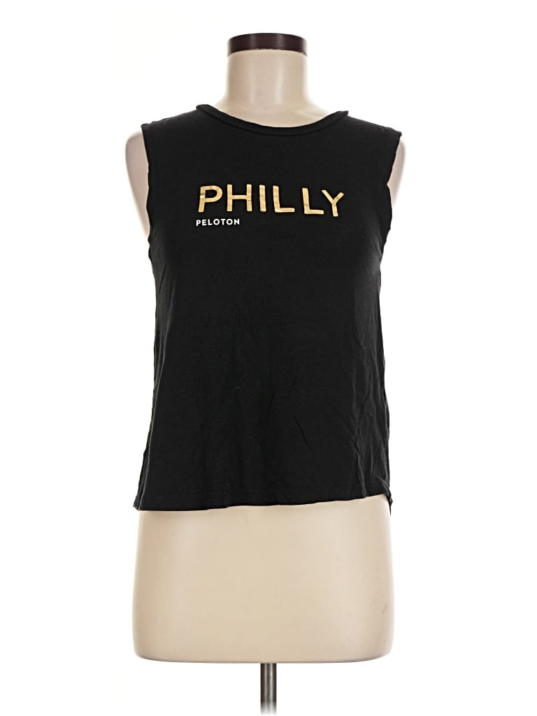 Pre-owned Peloton Sleeveless T-shirt In Black
