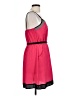Sequin Hearts 100% Polyester Color Block Pink Cocktail Dress Size L - photo 4