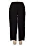 Unbranded Solid Black Casual Pants Size XL - photo 1