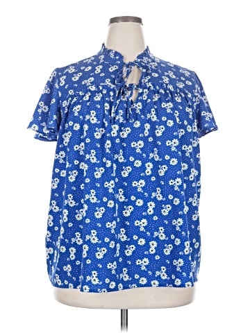 Lane Bryant Short Sleeve Blouse (view 1)