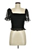 Forever 21 Black Short Sleeve Top Size M - photo 1