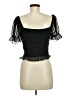 Forever 21 Black Short Sleeve Top Size M - photo 2