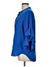 Vince Camuto 100% Polyester Solid Blue 3/4 Sleeve Blouse Size L - photo 5