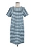 Ann Taylor LOFT Graphic Blue Casual Dress Size 6 - photo 1