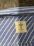 Gap 100% Cotton Stripes Blue Long Sleeve Button-Down Shirt Size S - photo 7