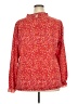 BTFBM 100% Polyester Red Long Sleeve Blouse Size XXL - photo 2
