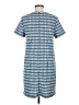 Ann Taylor LOFT Graphic Blue Casual Dress Size 6 - photo 2