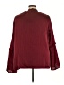 BLOOMCHIC 100% Polyester Burgundy Long Sleeve Blouse Size 26 - photo 2