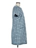 Ann Taylor LOFT Graphic Blue Casual Dress Size 6 - photo 4