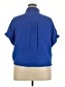 Universal Thread 100% Cotton Blue Short Sleeve Blouse Size XL - photo 2