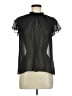 Express Black Short Sleeve Blouse Size M - photo 1