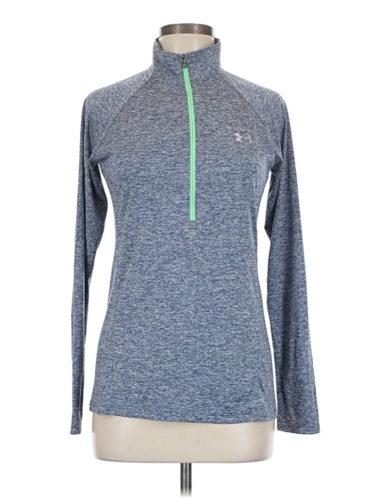 Pre-owned Under Armour Fleece Jacket In Blue