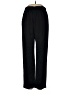 Dries Van Noten 100% Viscose Solid Black Casual Pants Size EU 38 / US 8 - photo 1