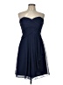 David's Bridal 100% Polyester Blue Cocktail Dress Size 10 - photo 1
