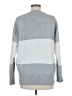 Hippie Rose 100% Polyester Color Block Gray Pullover Sweater Size M - photo 2