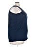 Carolyn Taylor Blue Sleeveless Blouse Size 3X - photo 4