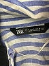 Zara Stripes Blue Long Sleeve Button-Down Shirt Size S - photo 7