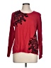 Chico's 100% Cotton Red Long Sleeve Top Size Lg (2) - photo 1