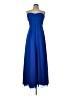 Bill Levkoff 100% Polyester Blue Cocktail Dress Size 12 - photo 1