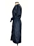 Ann Taylor 100% Polyester Blue Casual Dress Size 4 Petite - photo 5