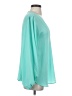 Adrienne Teal Long Sleeve Blouse Size S - photo 4